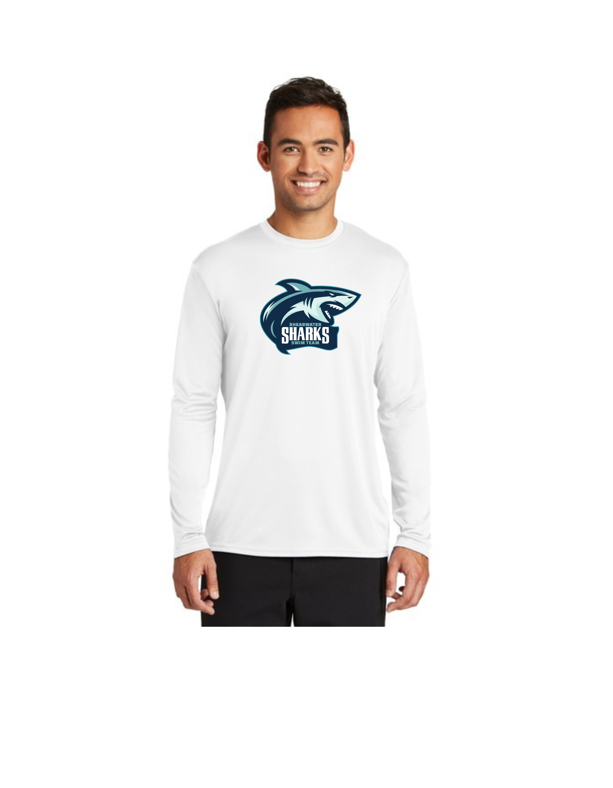 SW Sharks OG Design Moisture Wick Long Sleeve - Unisex