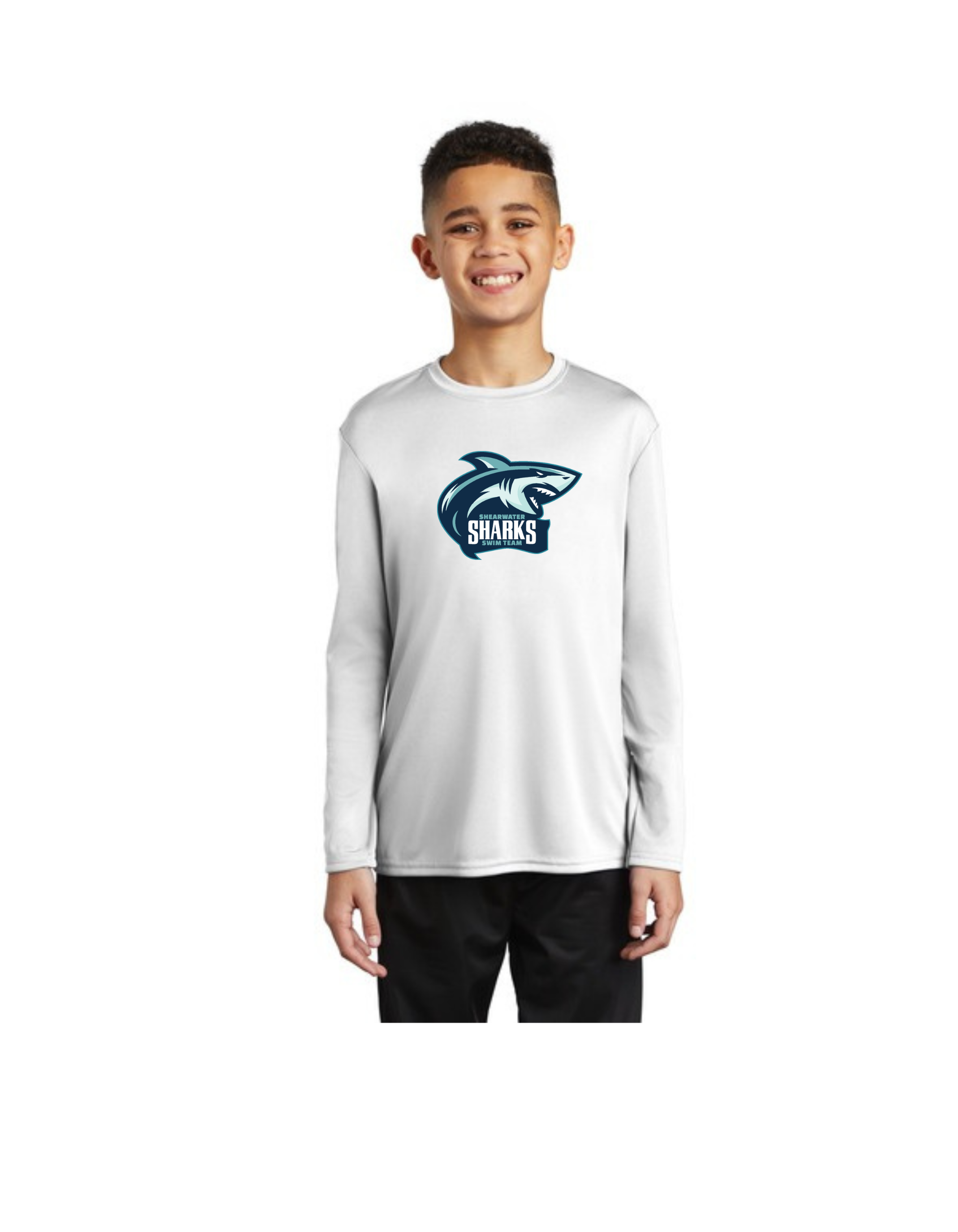 SW Sharks OG Design Moisture Wick Long Sleeve - Youth