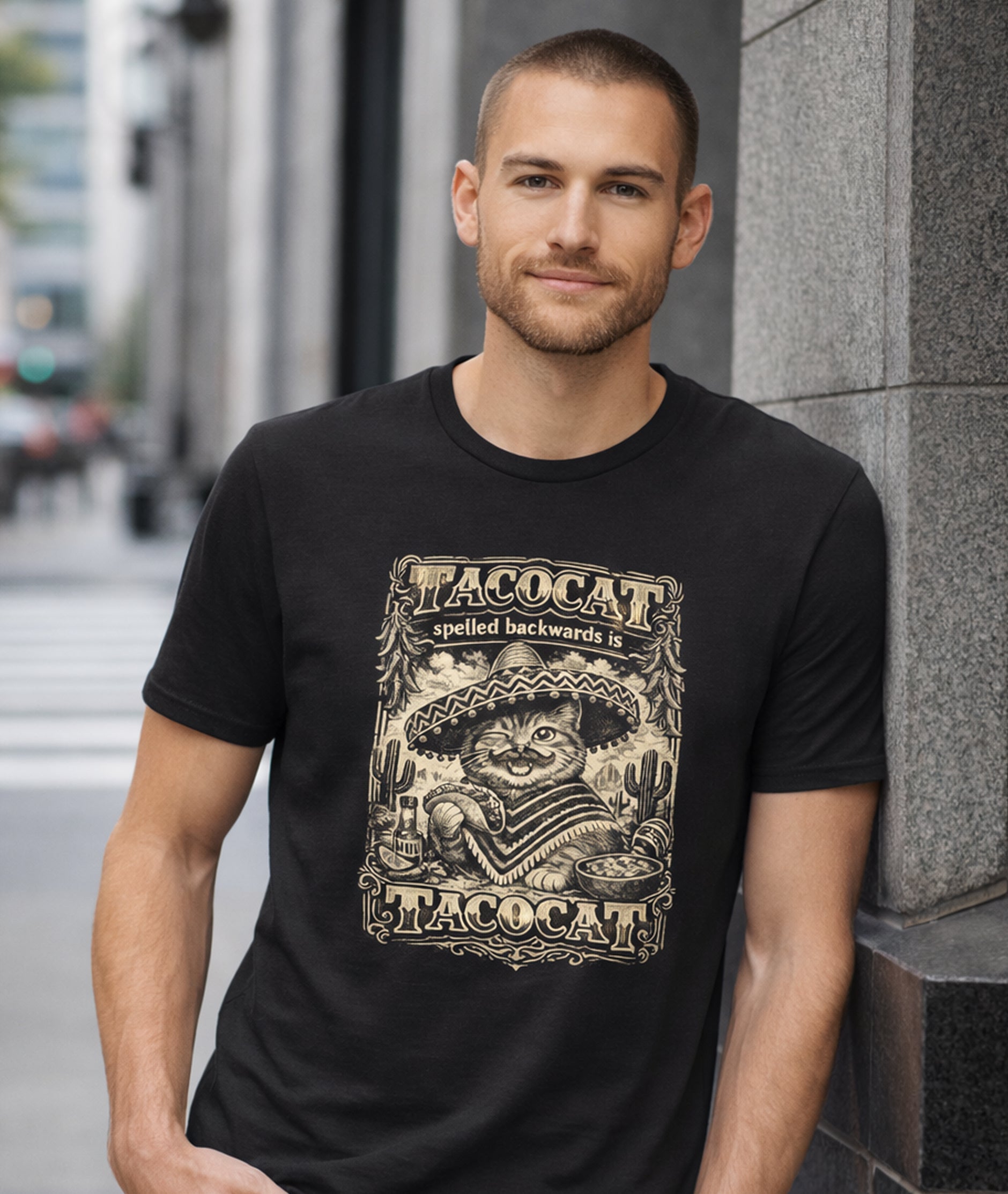 District TriBlend TacoCat Tee