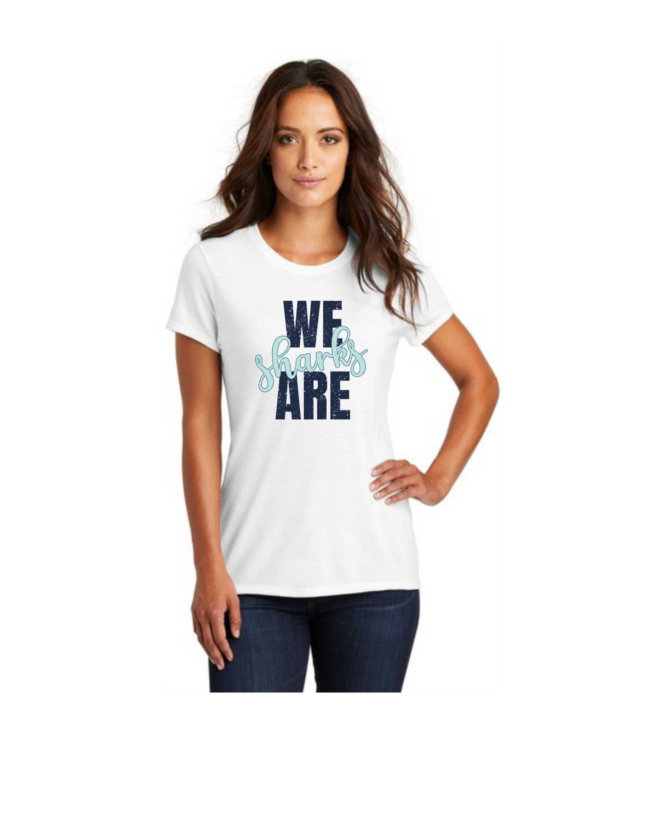 We Are Sharks TriBlend Tee - Womens