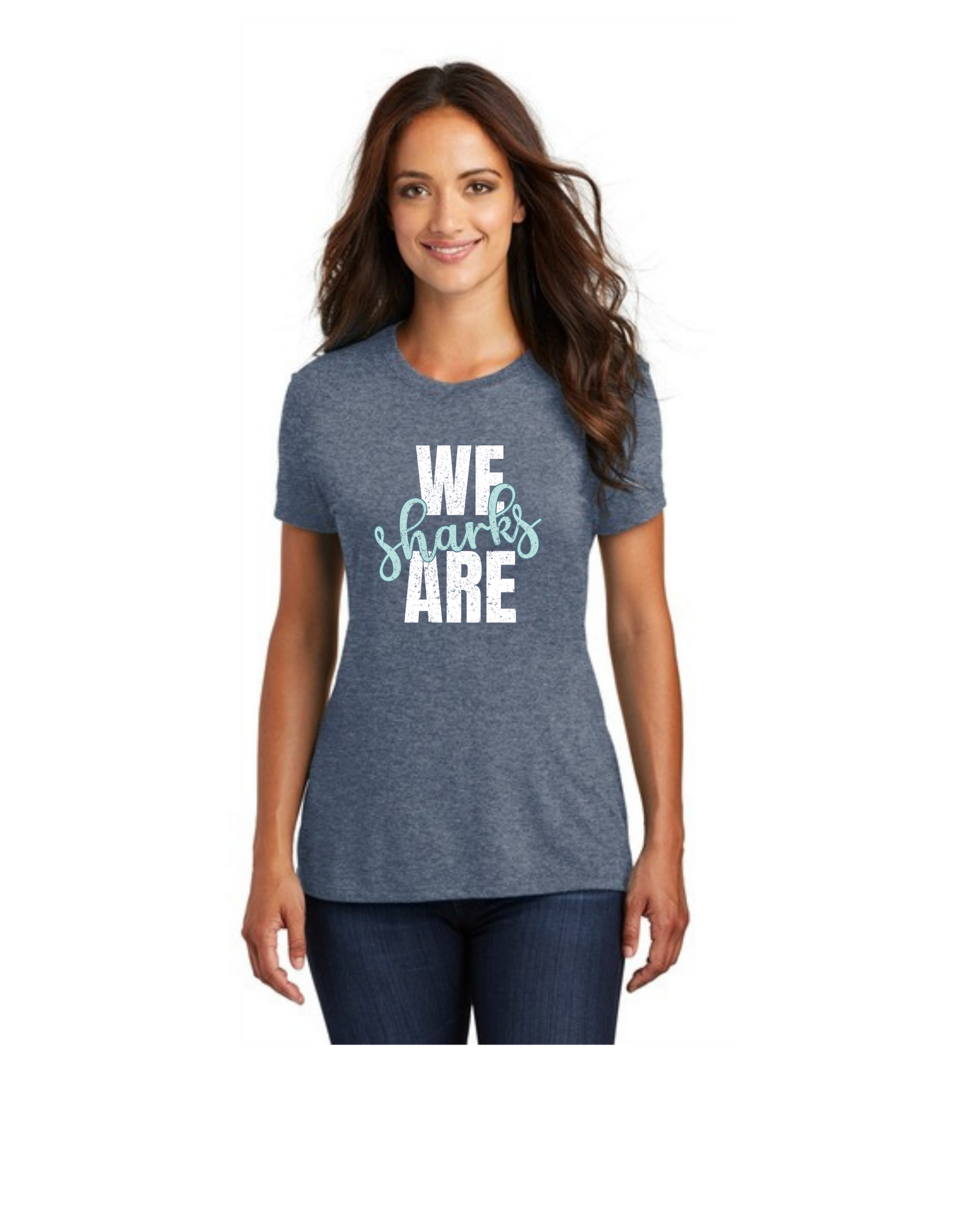 We Are Sharks TriBlend Tee - Womens