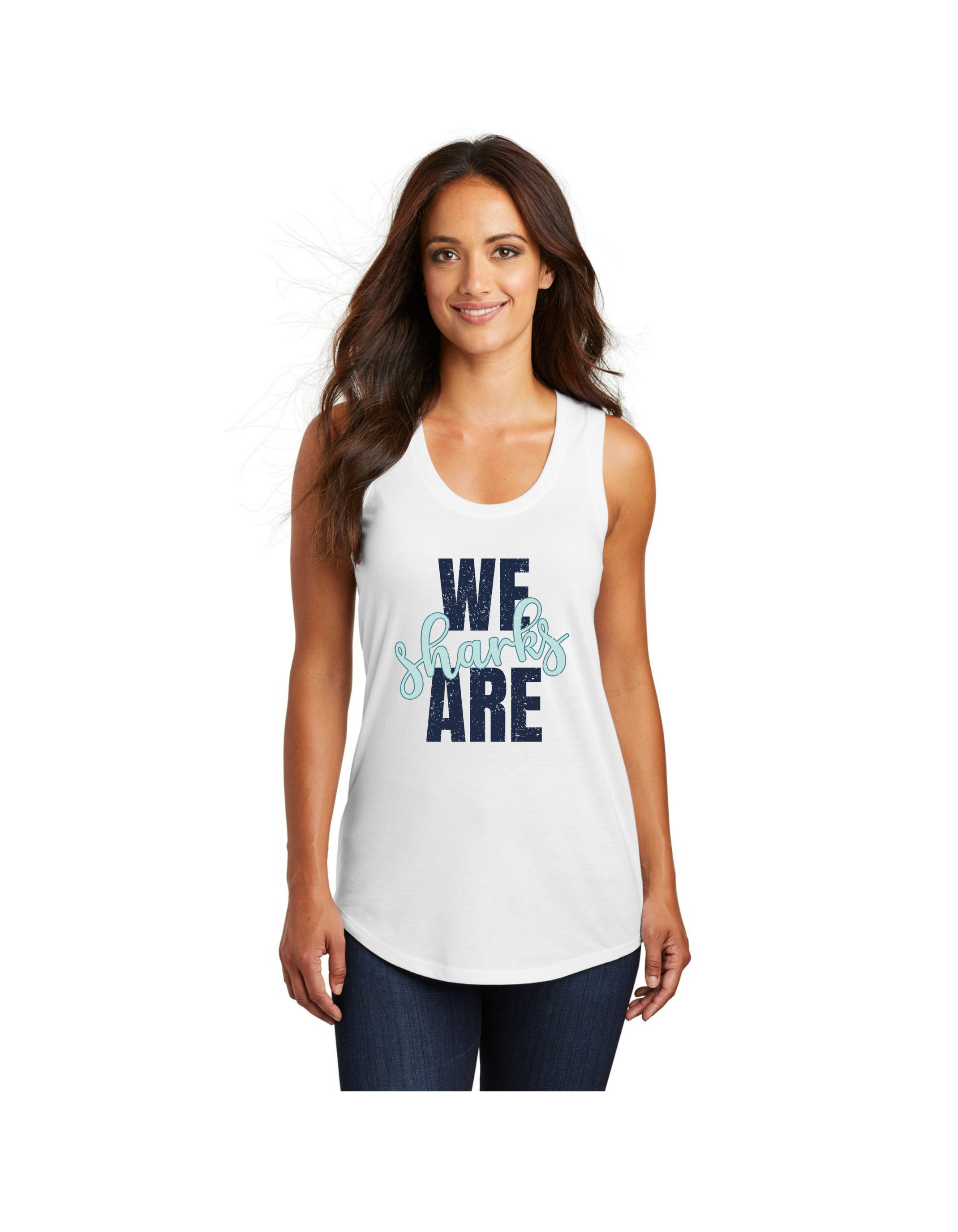 We Are Sharks TriBlend Racerback Tank - Womens