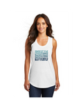 Freestyle Backstroke Design TriBlend Racerback Tank - Womens