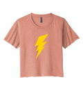 Power Up ⚡ Lightning Bolt Cropped Tee