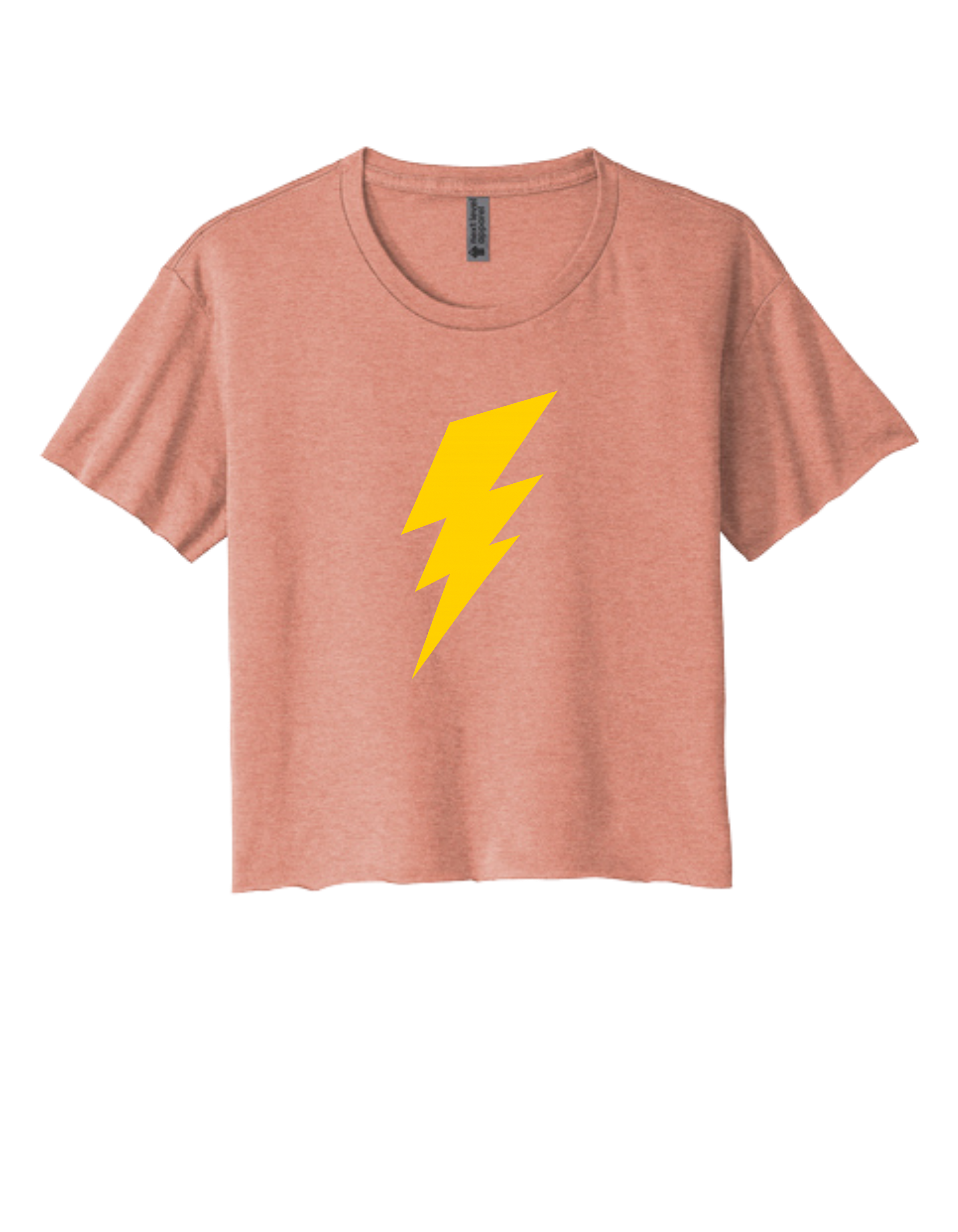 Power Up ⚡ Lightning Bolt Cropped Tee