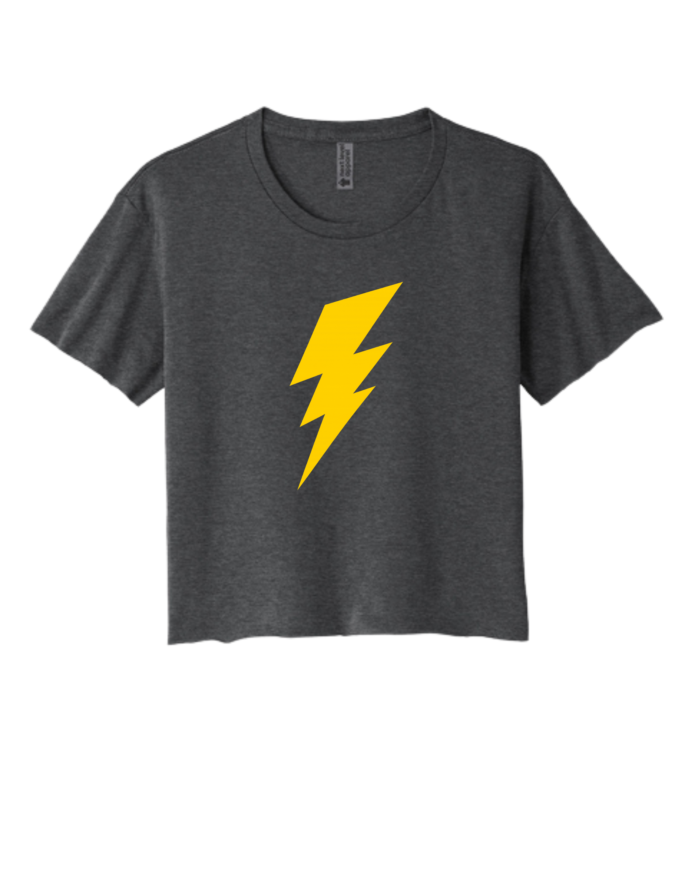 Power Up ⚡ Lightning Bolt Cropped Tee