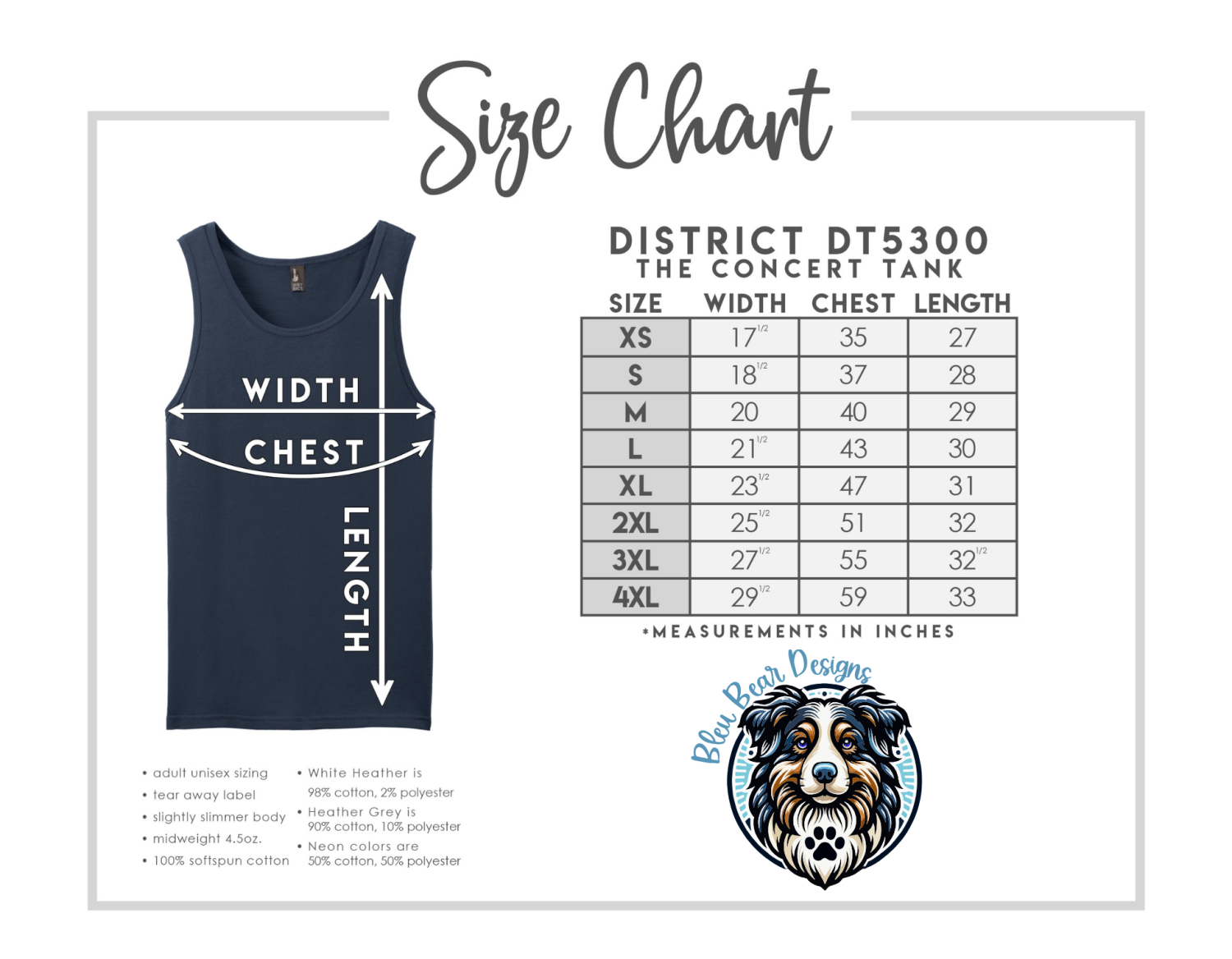 District Mens Tank - New Navy
