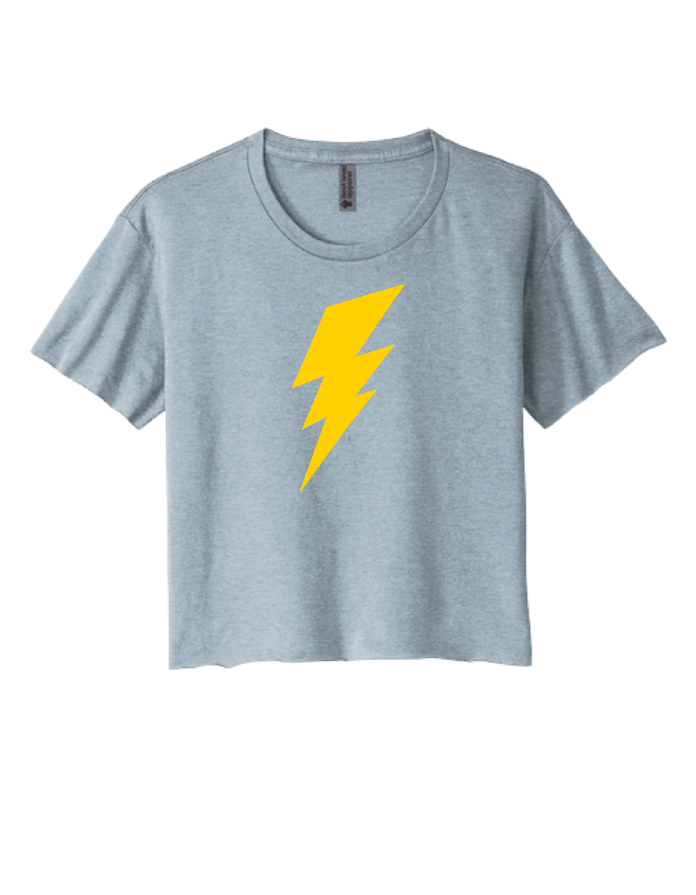 Power Up ⚡ Lightning Bolt Cropped Tee