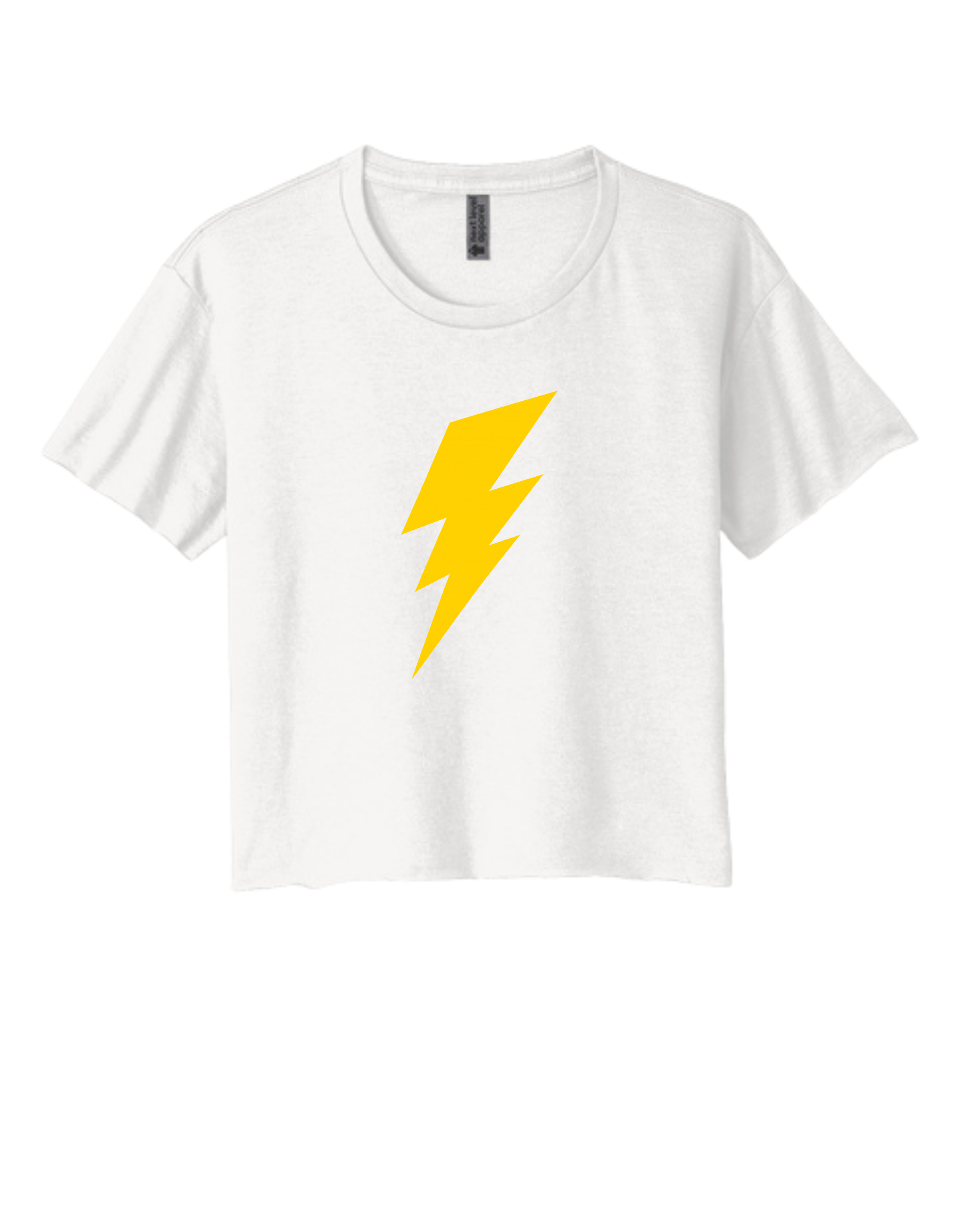 Power Up ⚡ Lightning Bolt Cropped Tee