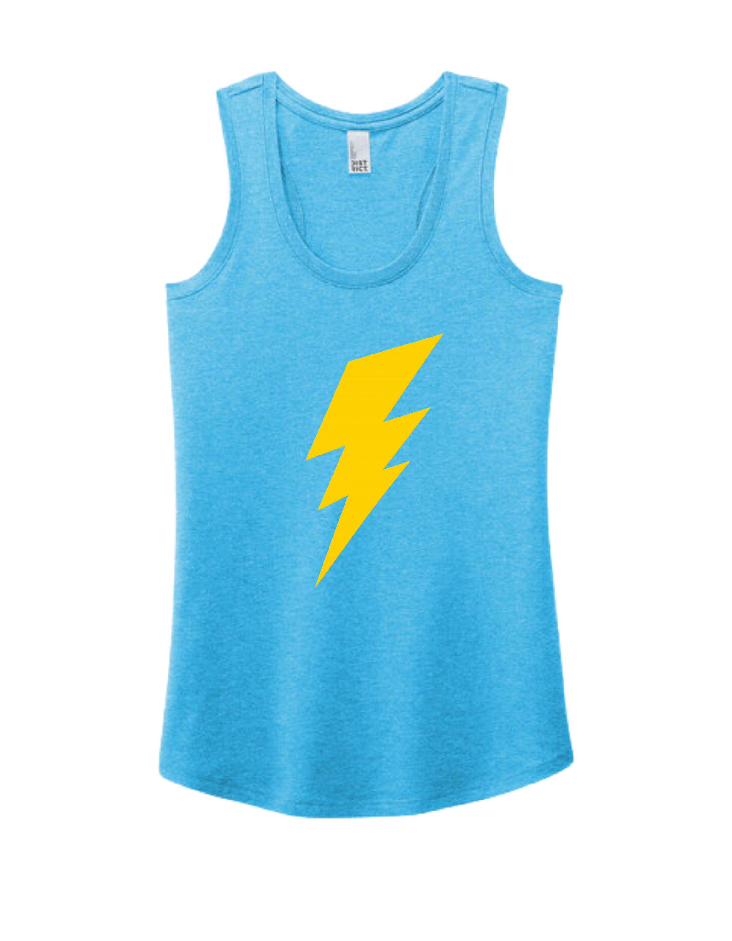 Power Up ⚡ Lightning Bolt TriBlend Racerback Tank