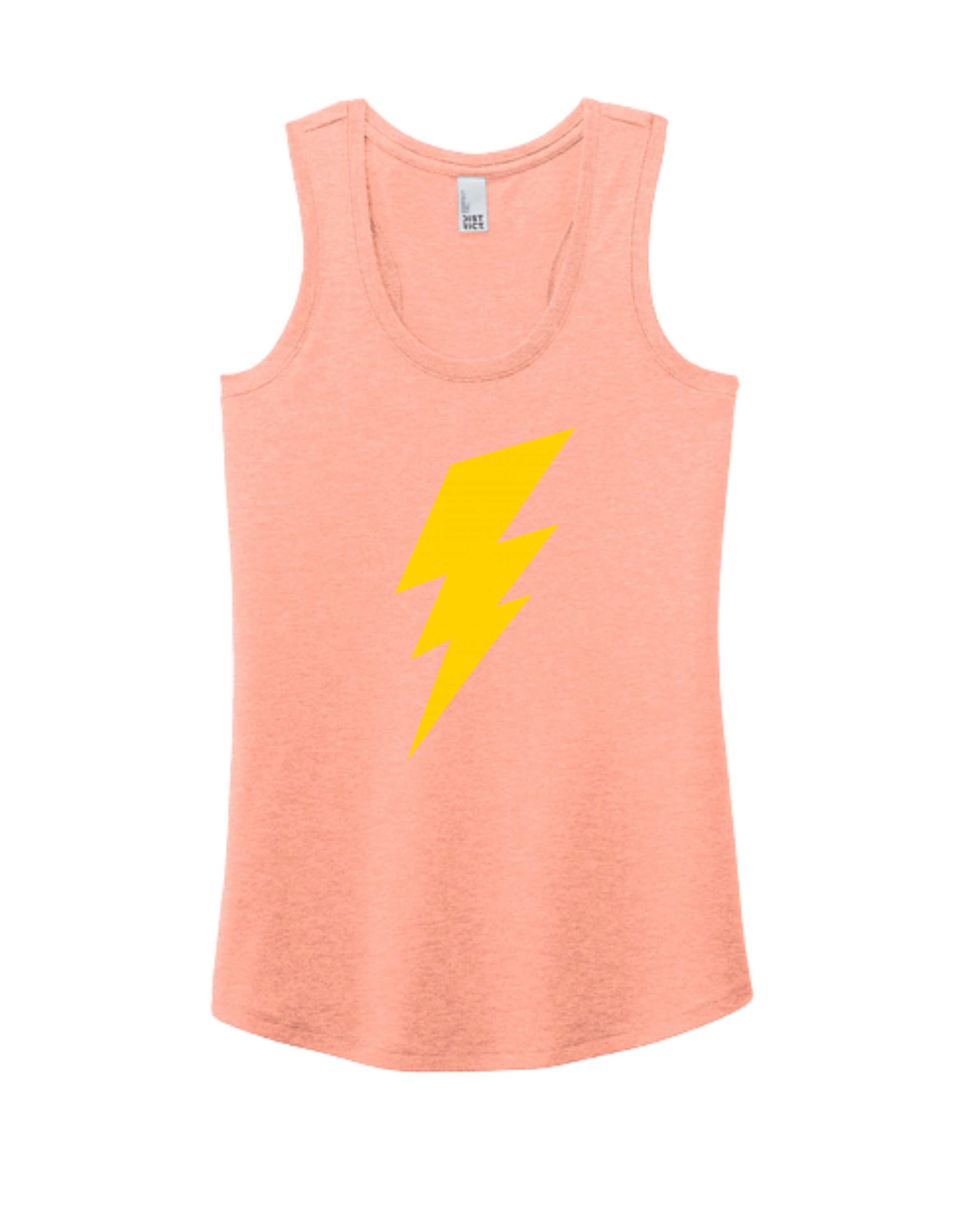 Power Up ⚡ Lightning Bolt TriBlend Racerback Tank