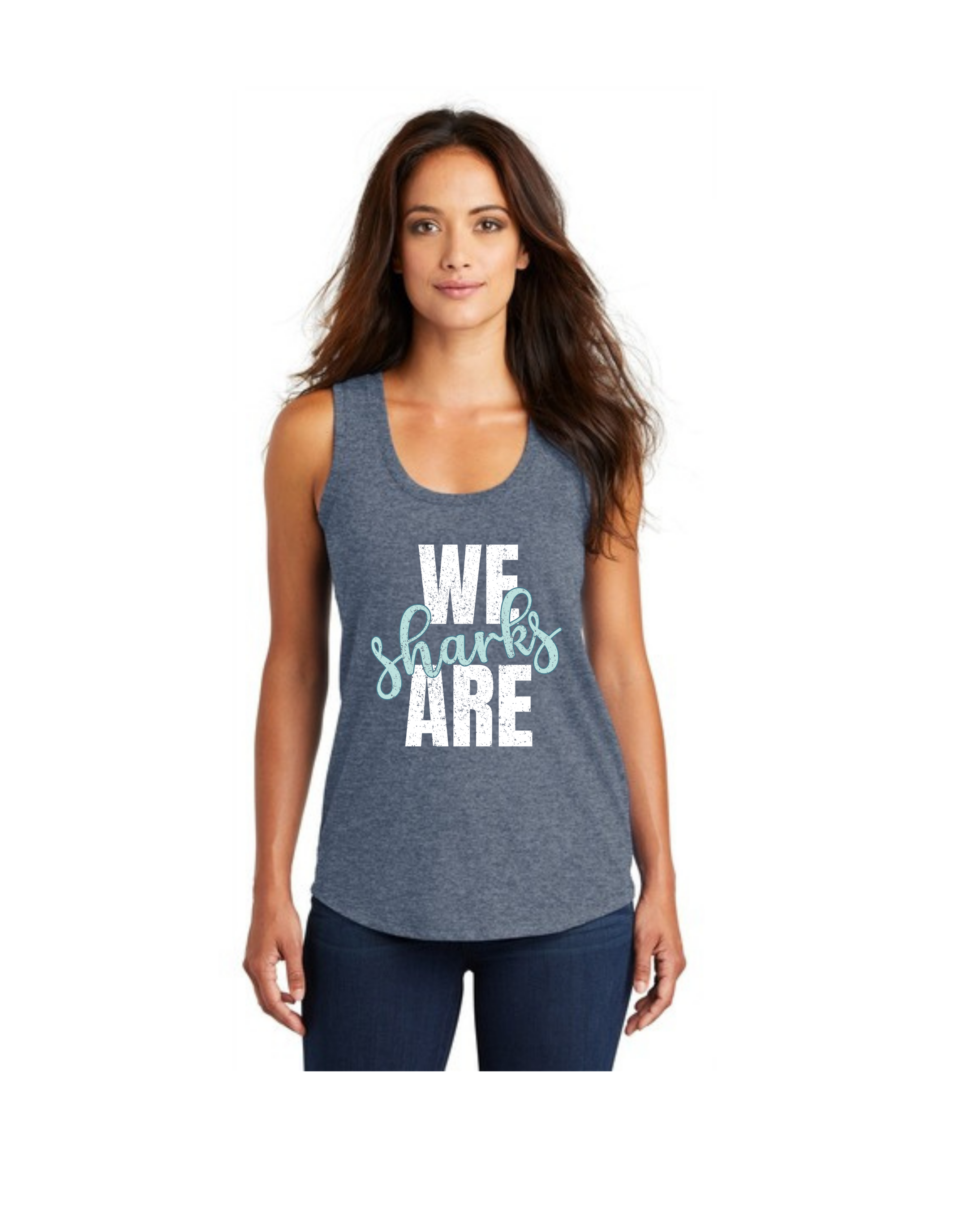 We Are Sharks TriBlend Racerback Tank - Womens