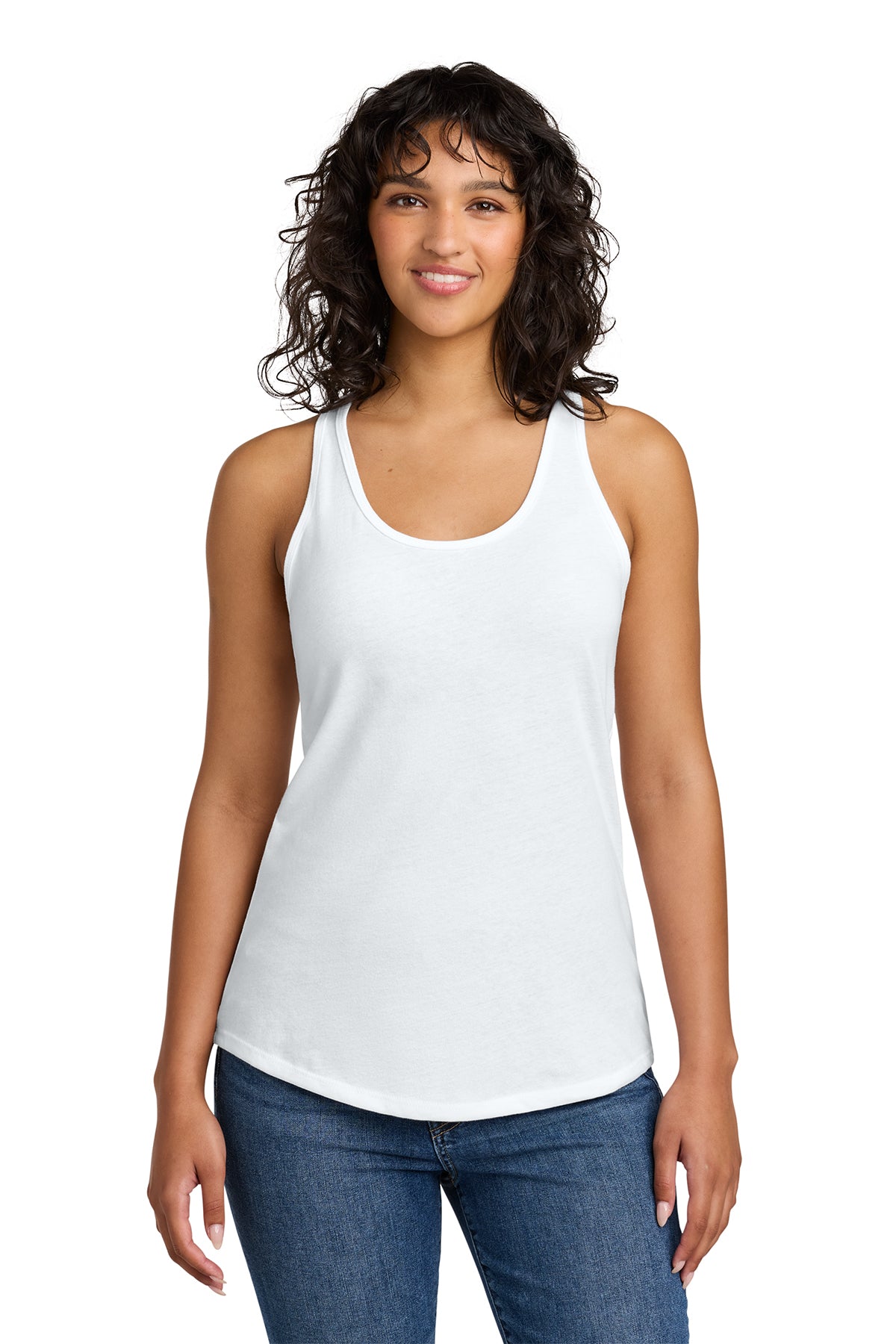 Womens Ideal Racerback Tank Top for Tye-Dye Event