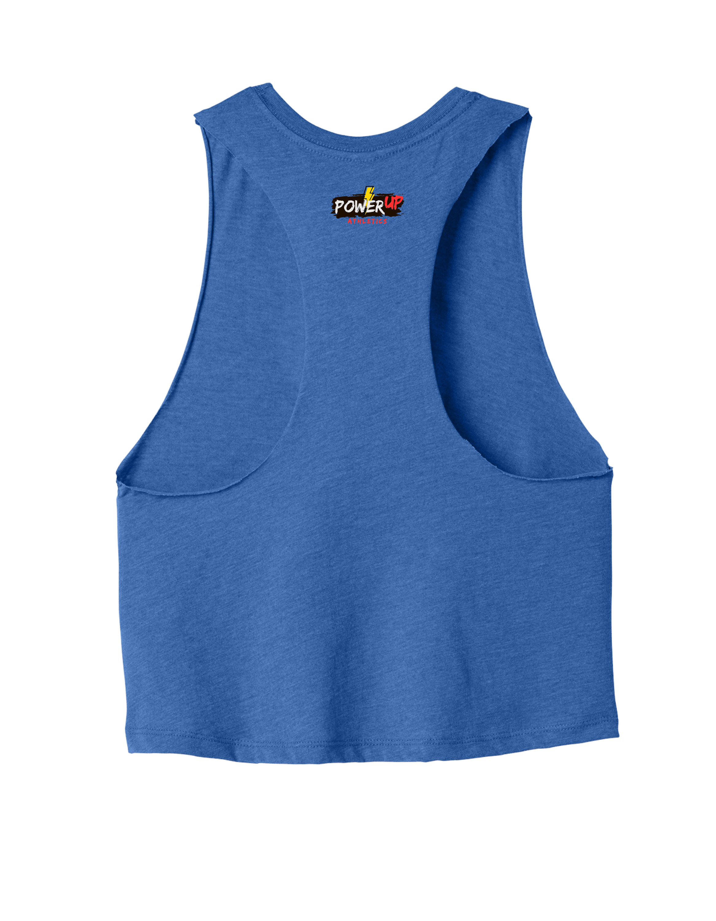 Power Up ⚡ Lightning Bolt Cropped Racerback Tank
