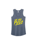 District TriBlend Racerback Tank - Navy Frost