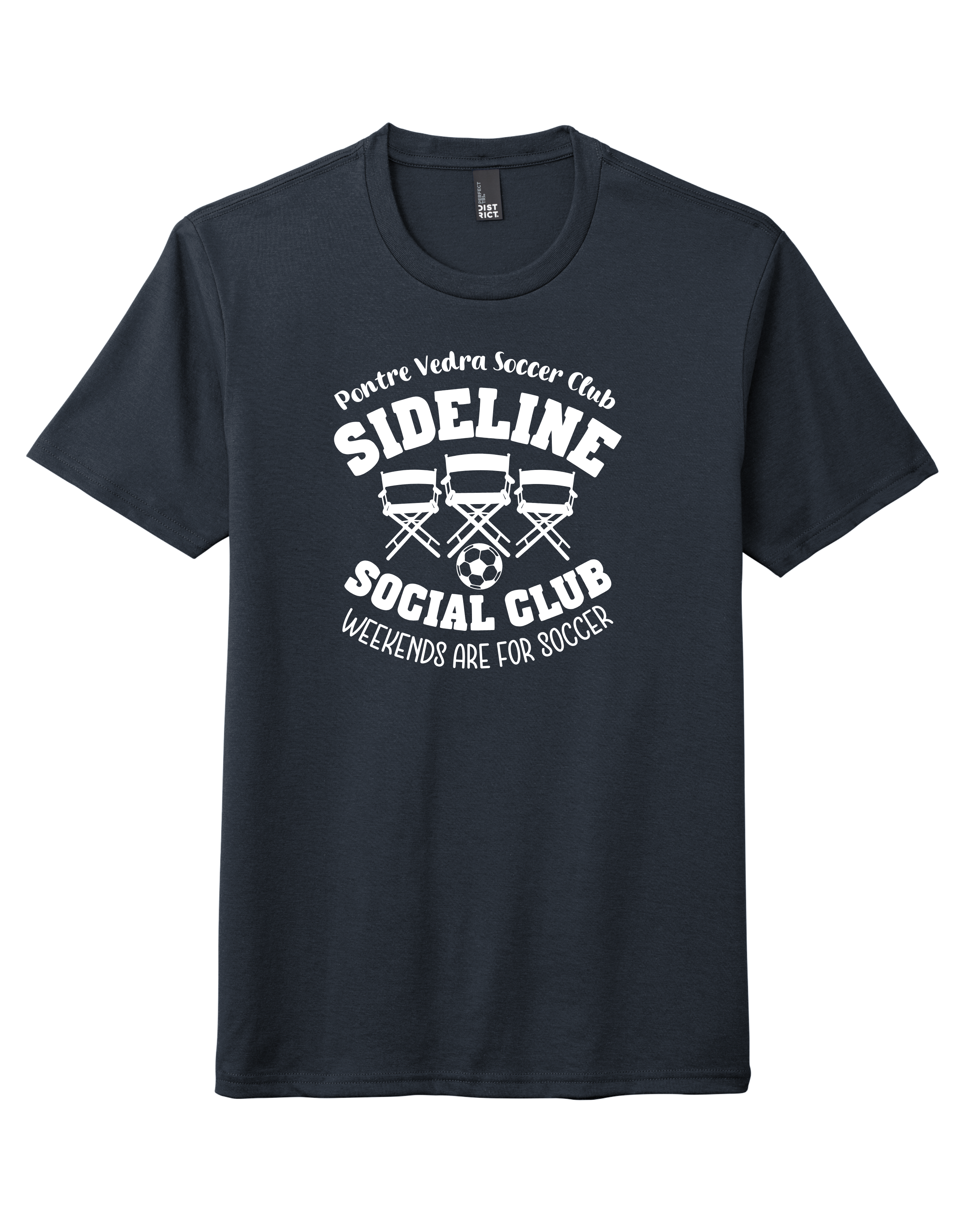 District TriBlend Unisex Tee - New Navy