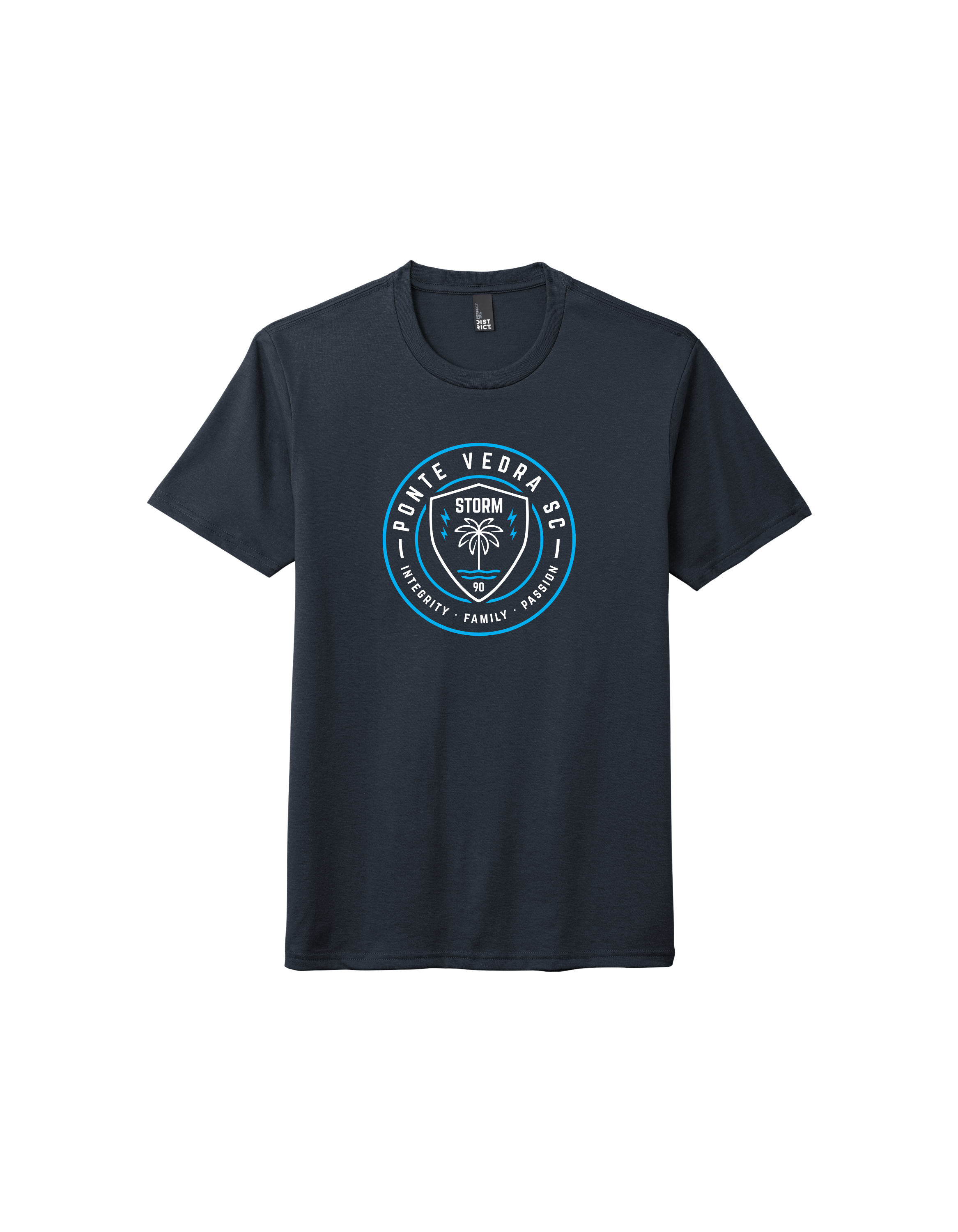 District TriBlend Unisex Tee - New Navy