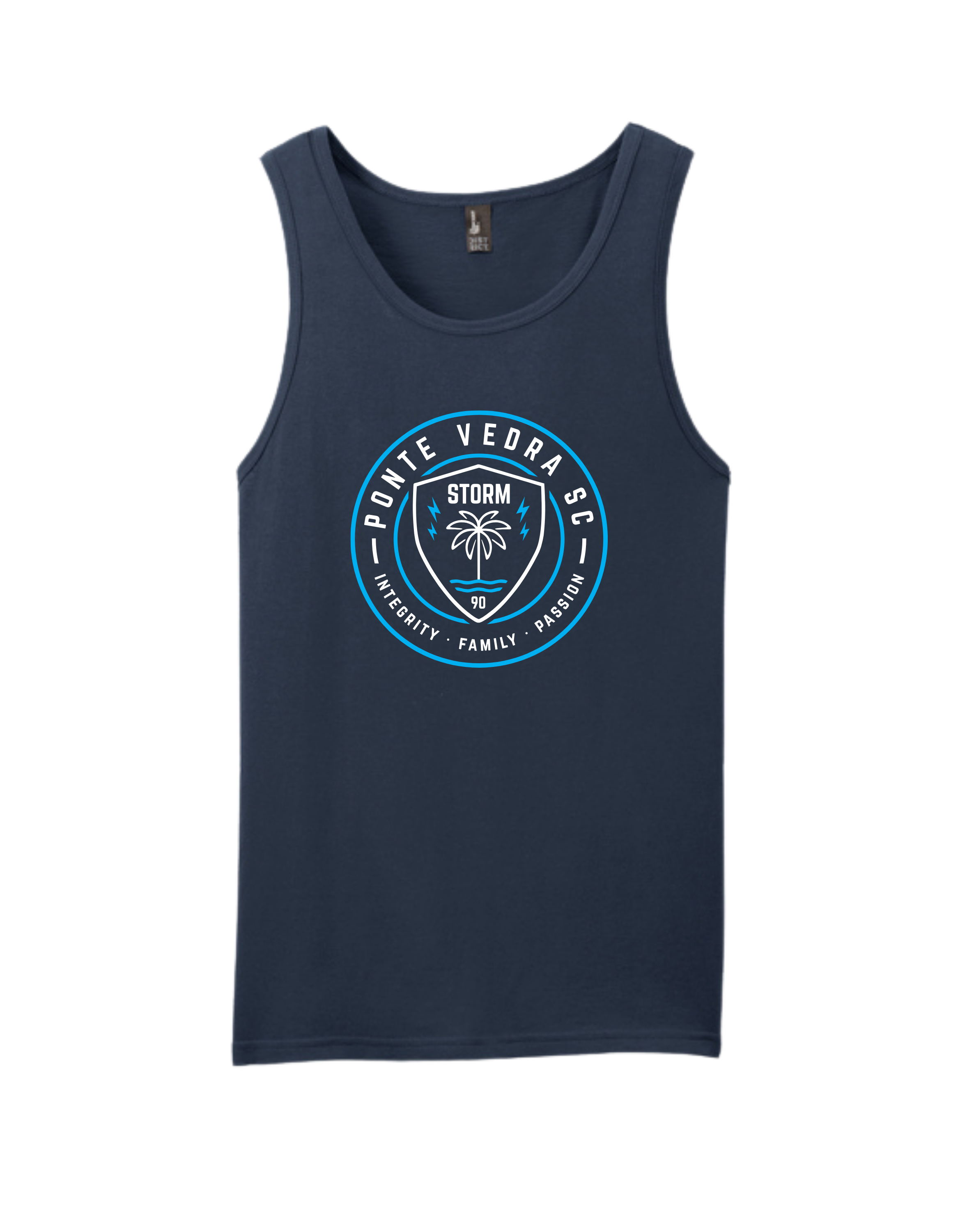 District Mens Tank - New Navy