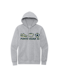District Fleece Unisex Hoodie - LIght Heather Grey