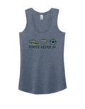 District TriBlend Racerback Tank - Navy Frost