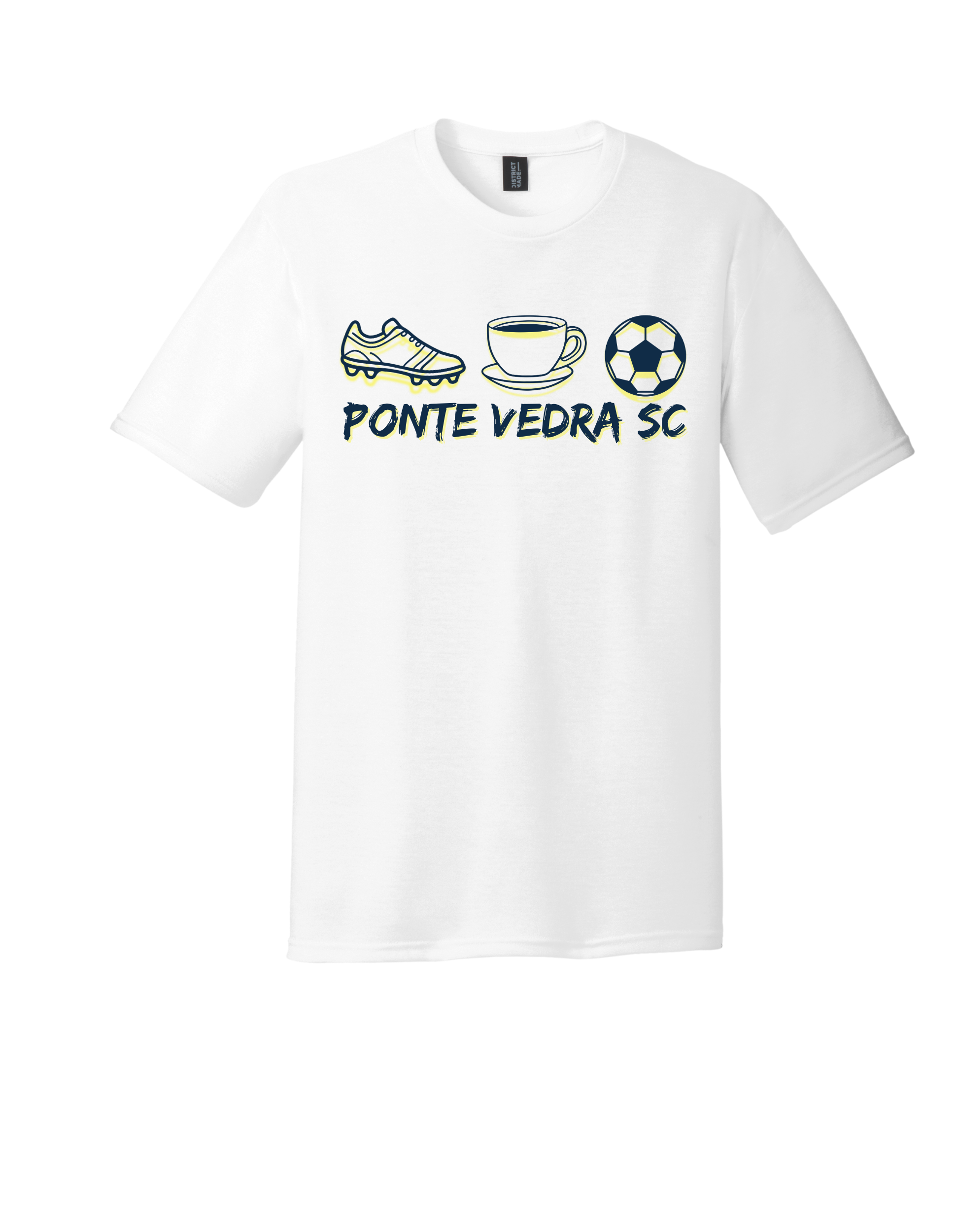 District TriBlend Unisex Tee - White
