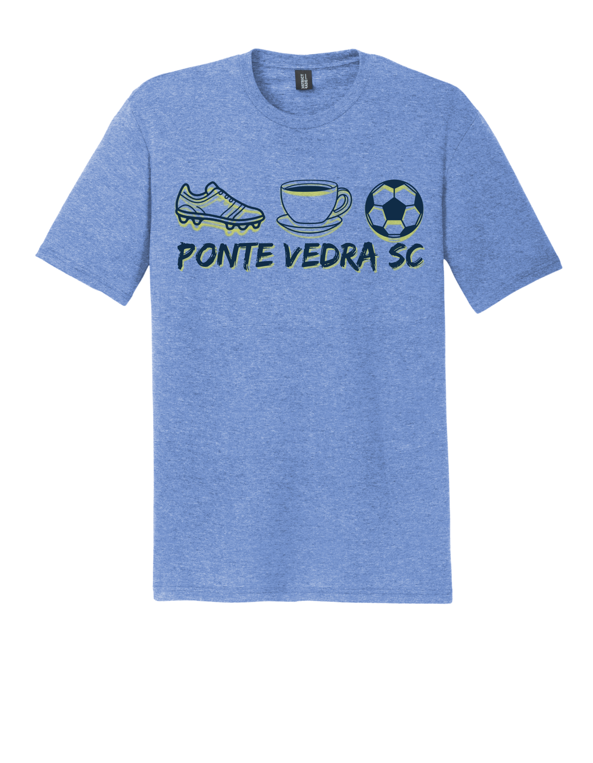 District TriBlend Unisex Tee - Maritime Frost