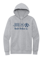 District Fleece Unisex Hoodie - LIght Heather Grey