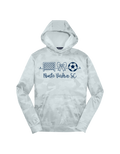 SportTek CamoHex Unisex Hoodie - White