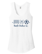 District TriBlend Racerback Tank - White