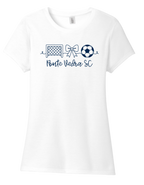 District TriBlend Womens Tee - White