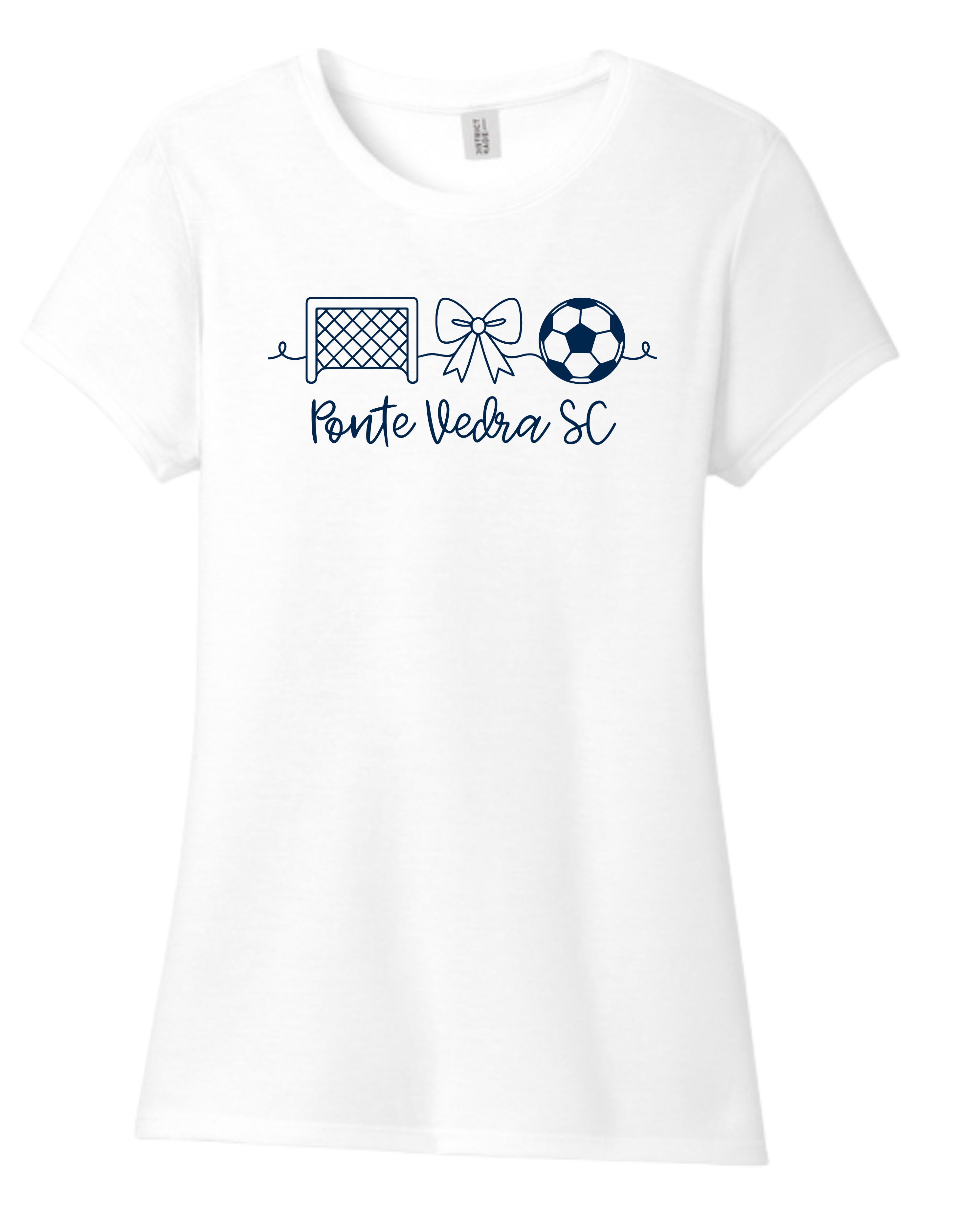 District TriBlend Womens Tee - White