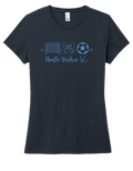 District TriBlend Womens Tee - New Navy