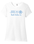 District TriBlend Womens Tee - White