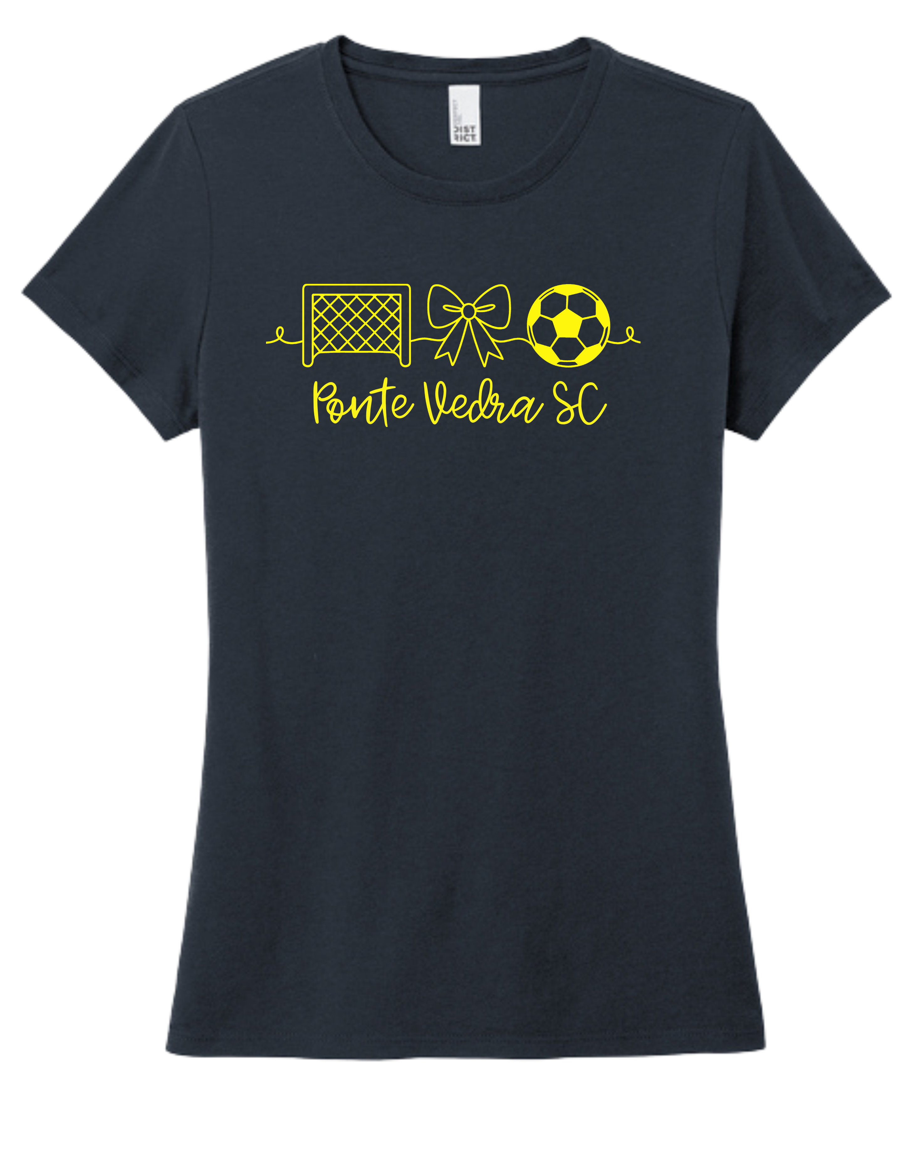 District TriBlend Womens Tee - New Navy