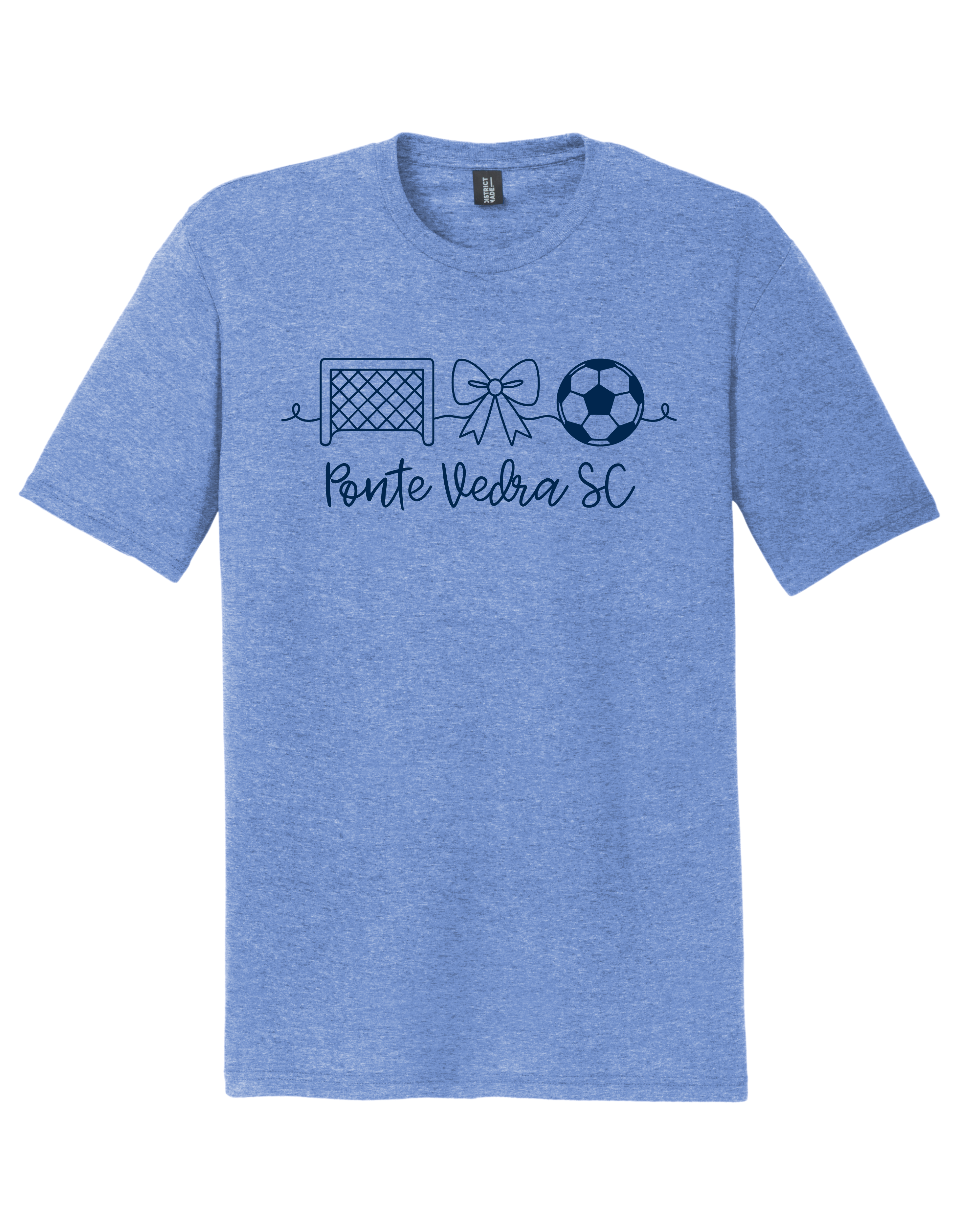 District TriBlend Unisex Tee - Maritime Frost