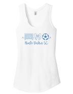 District TriBlend Racerback Tank - White