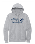 District Fleece Unisex Hoodie - LIght Heather Grey