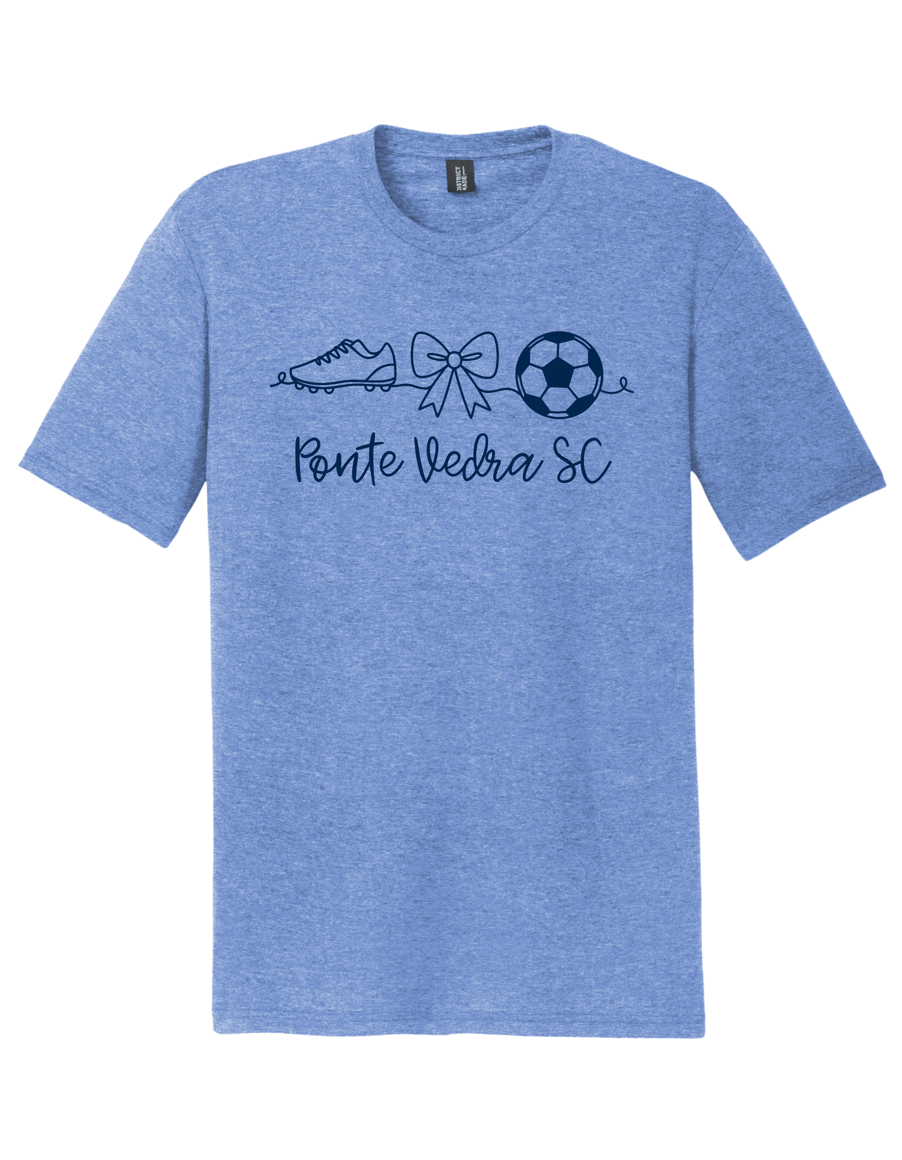 District TriBlend Unisex Tee - Maritime Frost