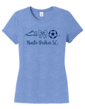 District TriBlend Womens Tee - Maritime Frost