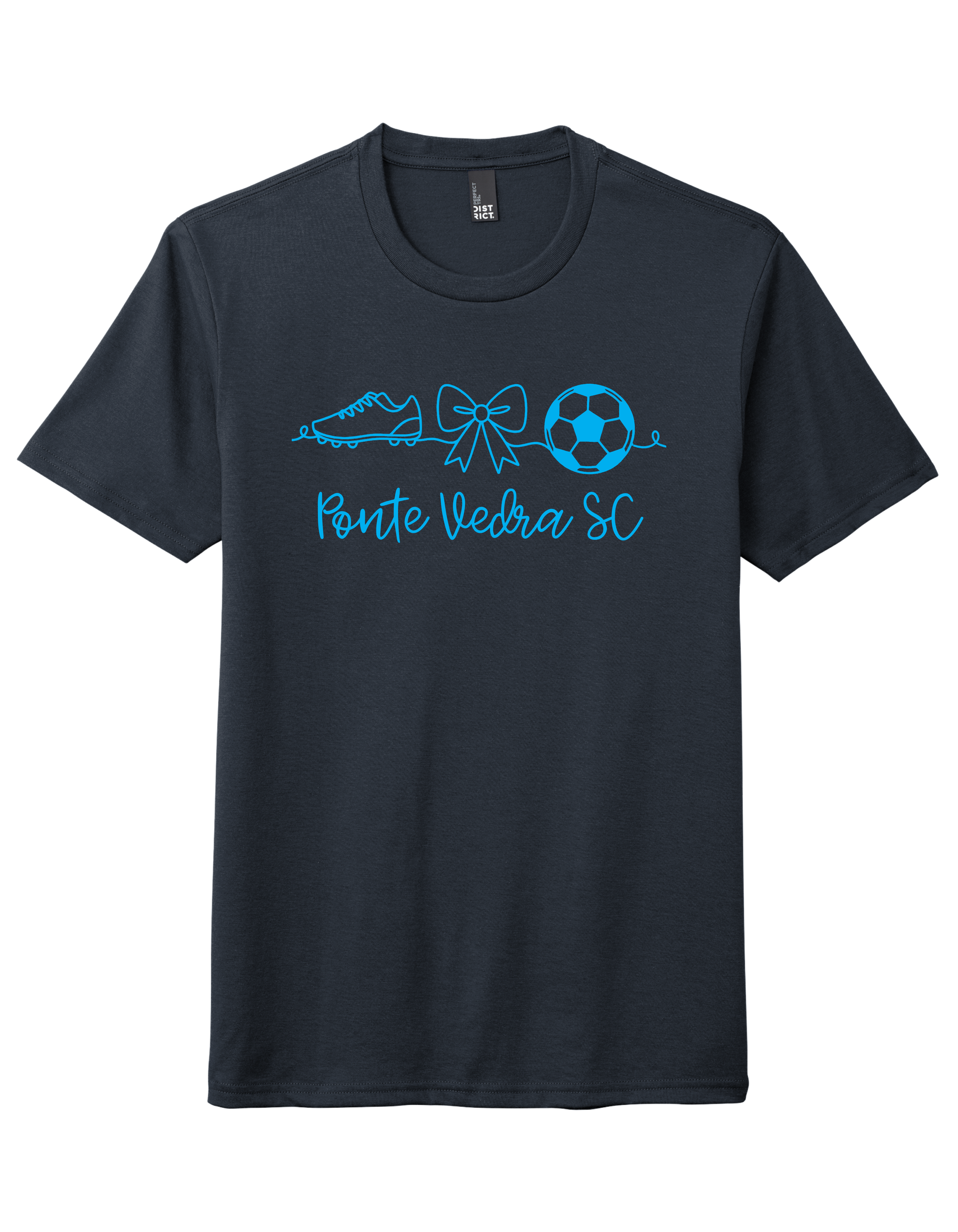 District TriBlend Unisex Tee - New Navy