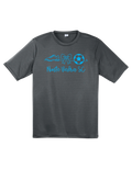 SportTek Moisture Wick Unixex Tee - Iron Grey