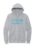 District Fleece Unisex Hoodie - LIght Heather Grey