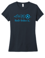 District TriBlend Womens Tee - New Navy