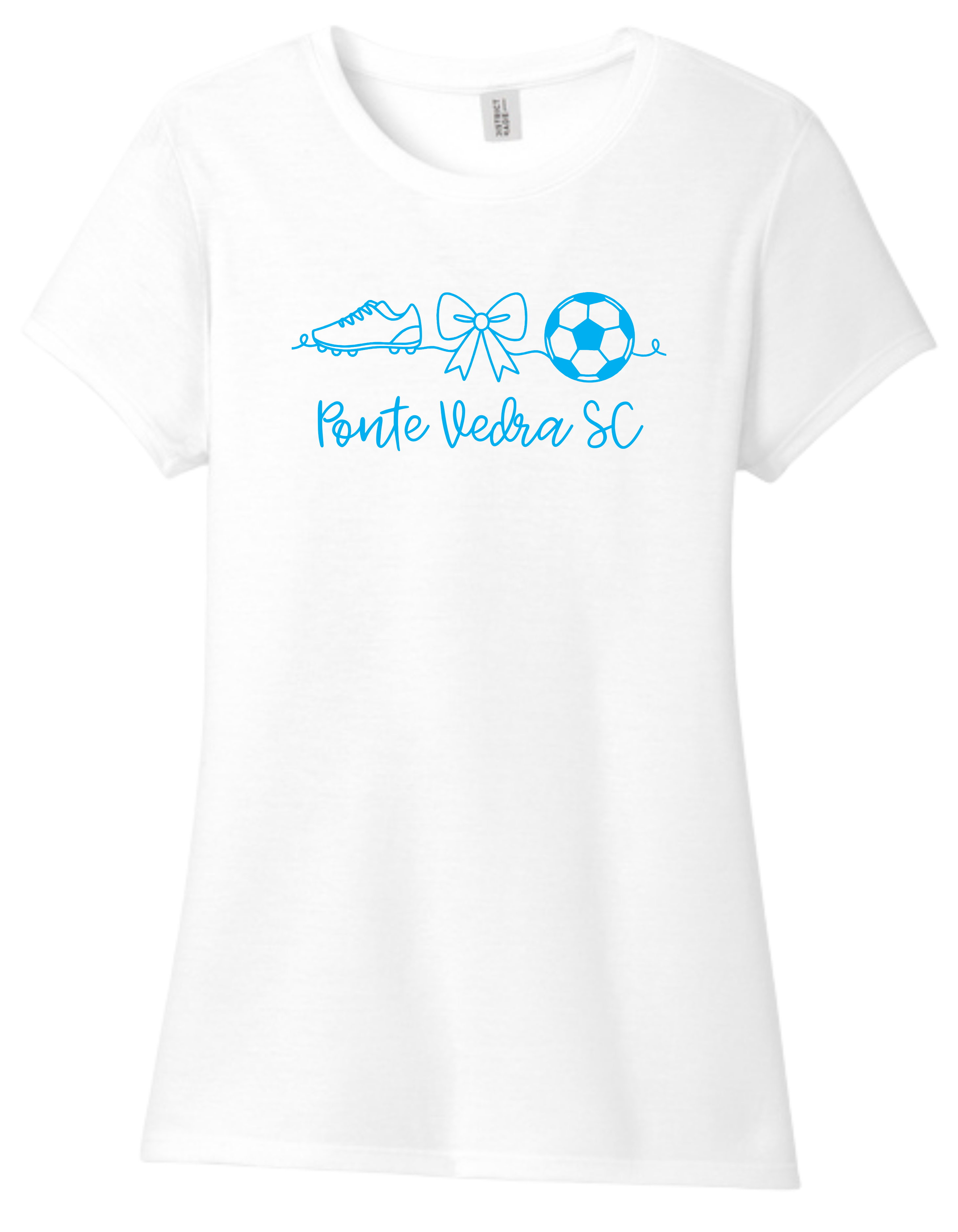 District TriBlend Womens Tee - White