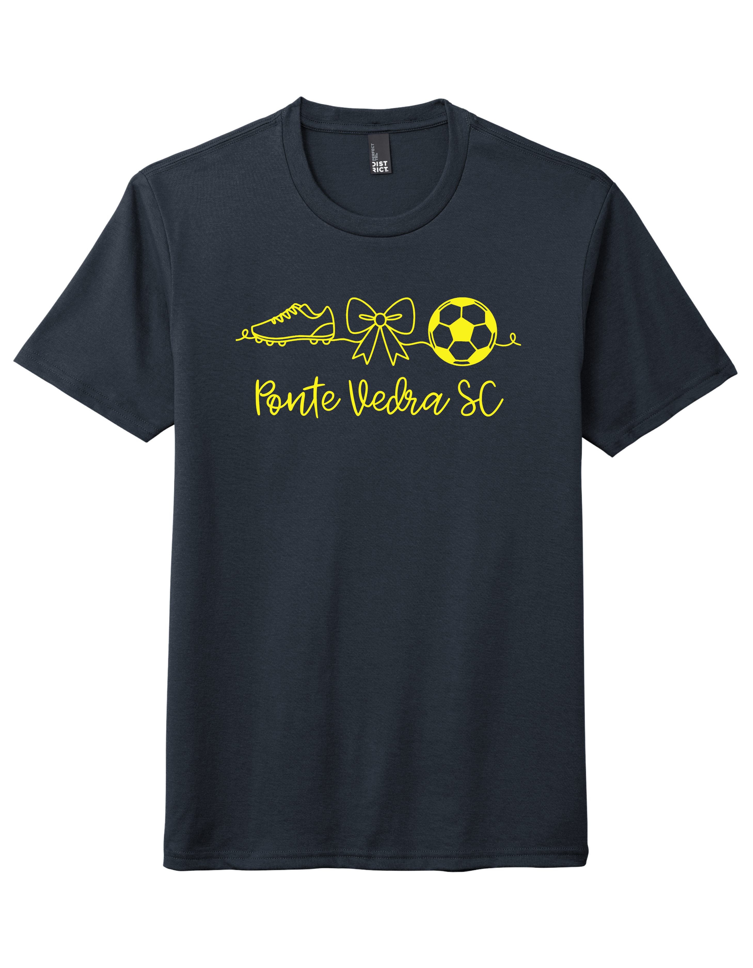 District TriBlend Unisex Tee - New Navy