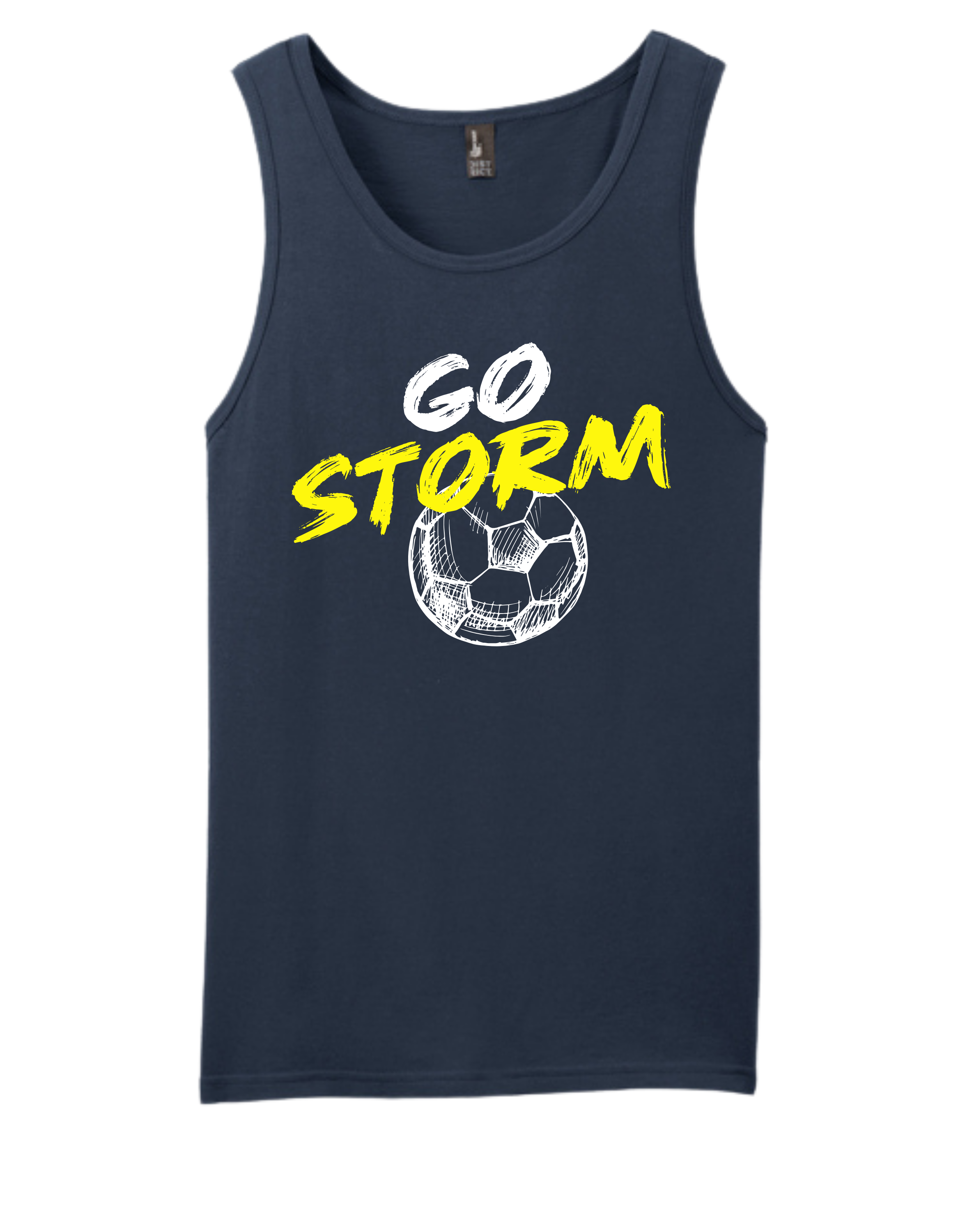 District Mens Tank - New Navy