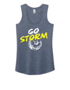 District TriBlend Racerback Tank - Navy Frost