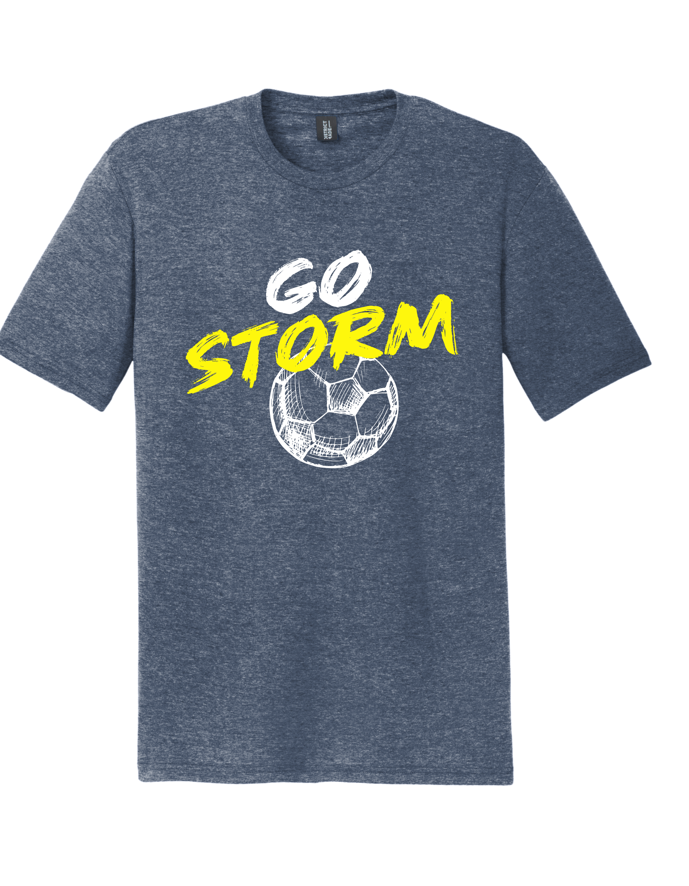 District TriBlend Unisex Tee - Navy Frost