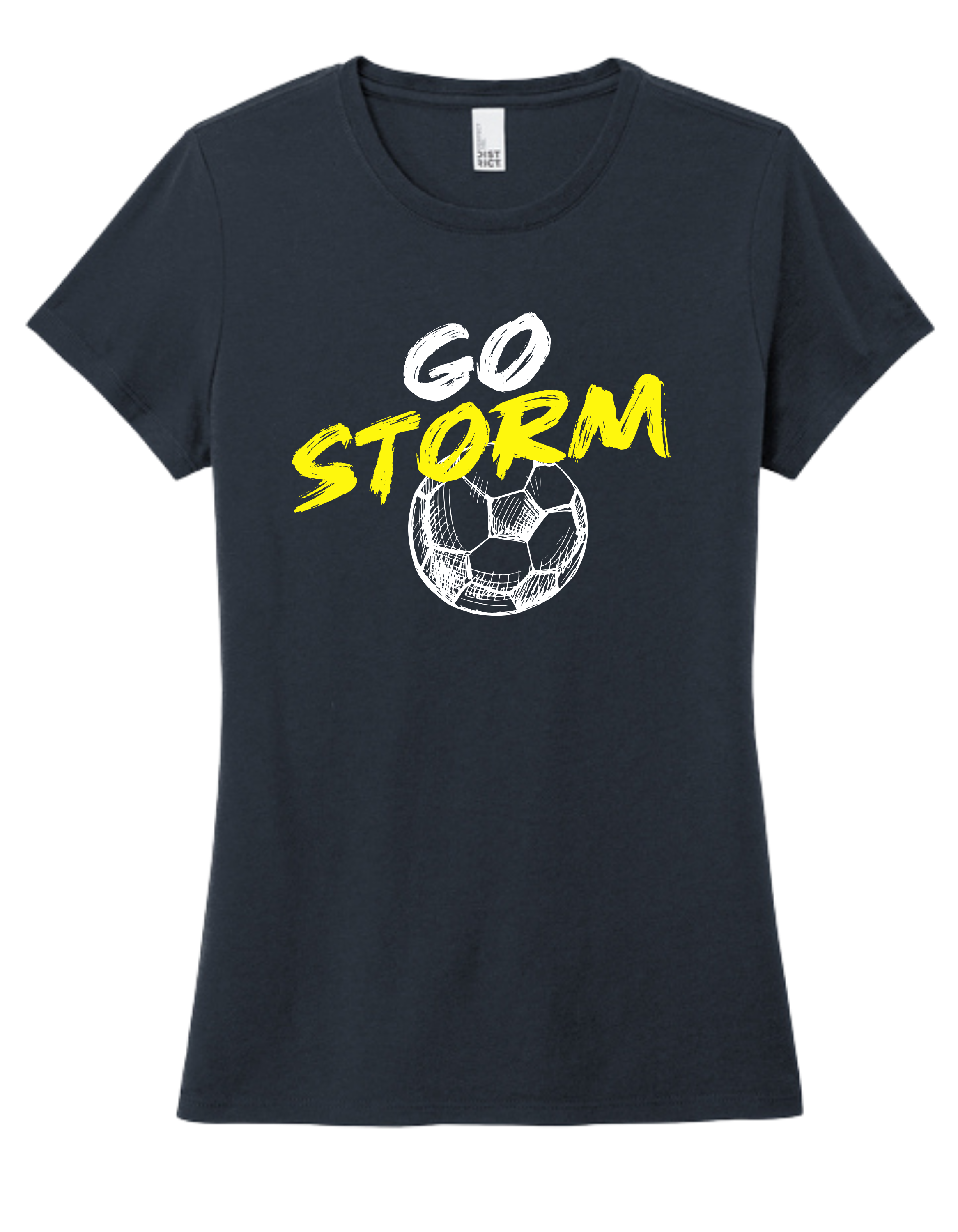 District TriBlend Womens Tee - New Navy