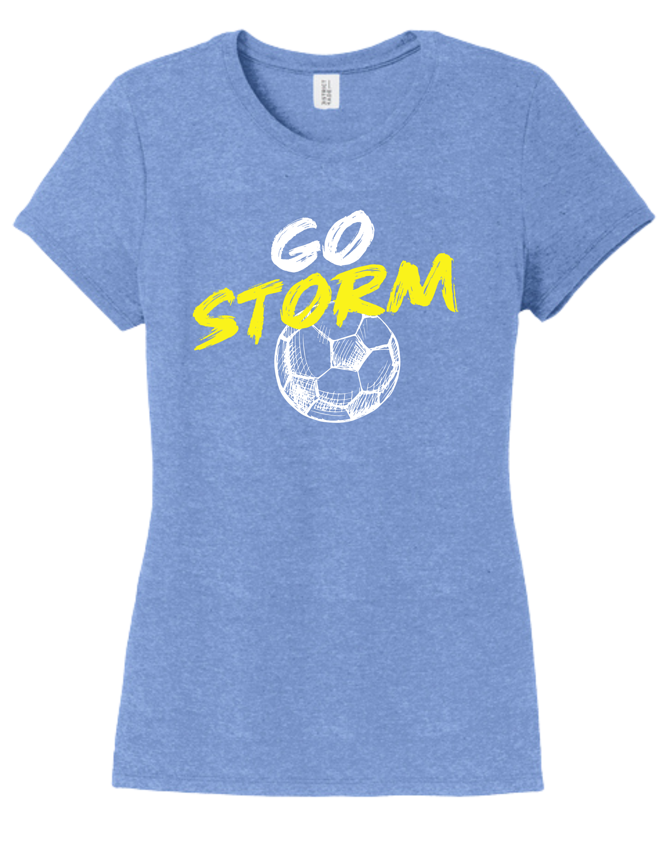 District TriBlend Womens Tee - Maritime Frost